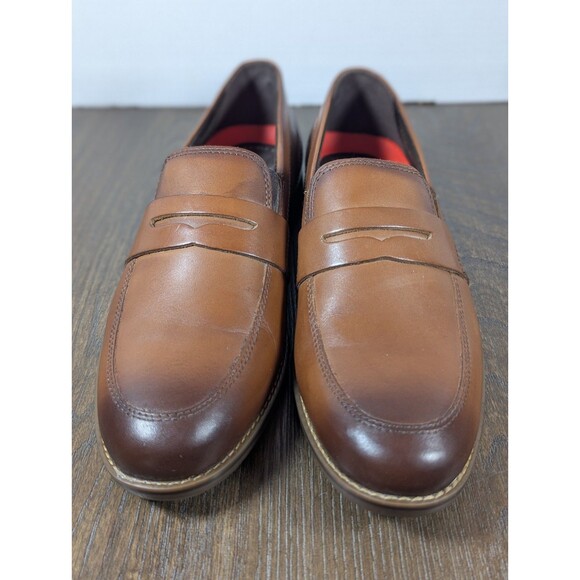 Rockport Total Motion Office Penny Loafers Mens 7 Carmel Brown Slip On Dress main image 12